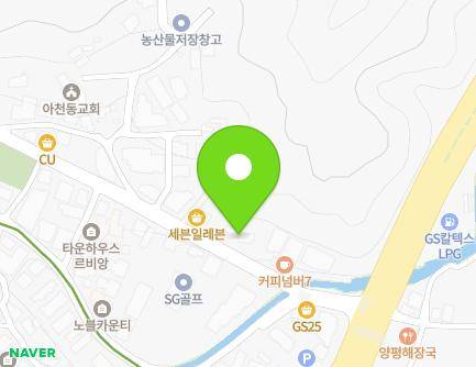 경기도 구리시 아치울길 12 (아천동) 지도