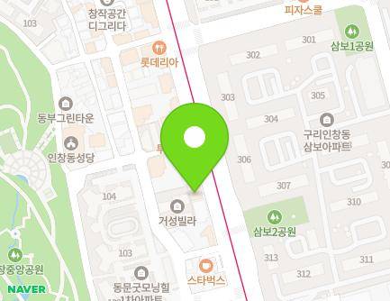 경기도 구리시 건원대로 59 (인창동, 구리종로약국) 지도
