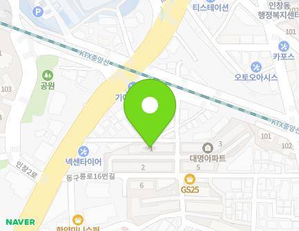 경기도 구리시 동구릉로30번길 34 (인창동, 대명아파트) 지도