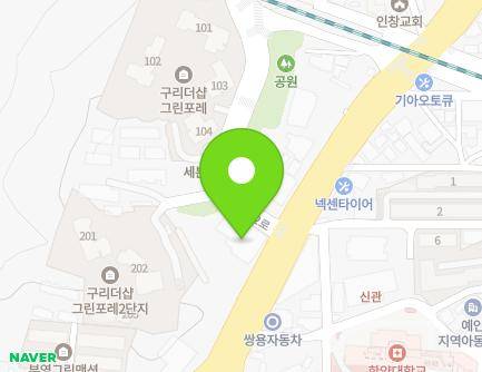경기도 구리시 동구릉로 13 (인창동, 모델하우스) 지도
