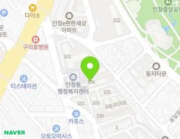 경기도 구리시 응달말로 42-1 (인창동, 신동흥주택) 지도