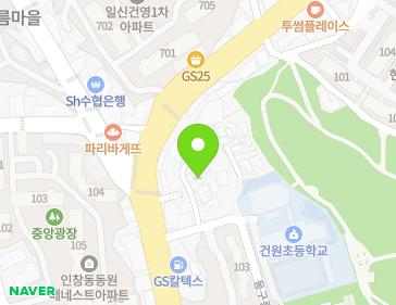 경기도 구리시 동구릉로80번길 5-8 (인창동) 지도