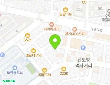 경기도 구리시 이문안로136번길 14-5 (토평동, 래미안) 지도