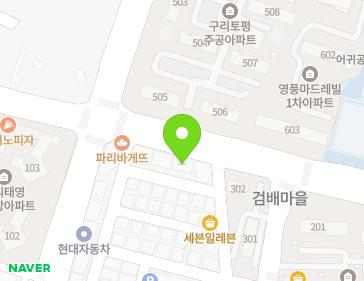 경기도 구리시 검배로 126 (토평동, 신성빌딩) 지도