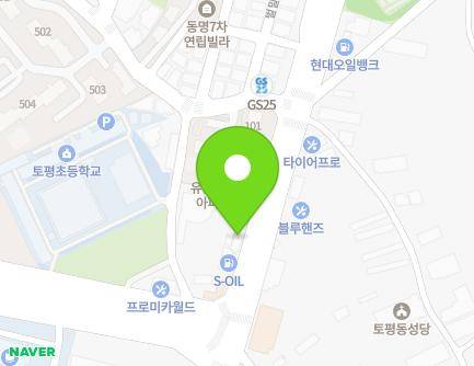 경기도 구리시 벌말로 117 (토평동, 푸른주유소) 지도