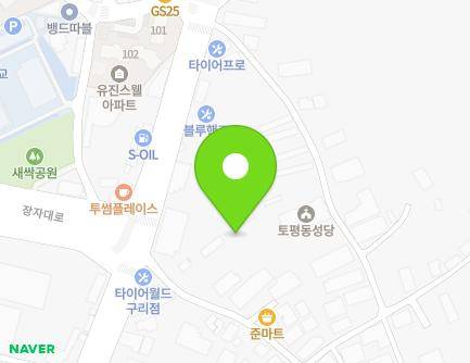 경기도 구리시 벌말로 108-7 (토평동) 지도