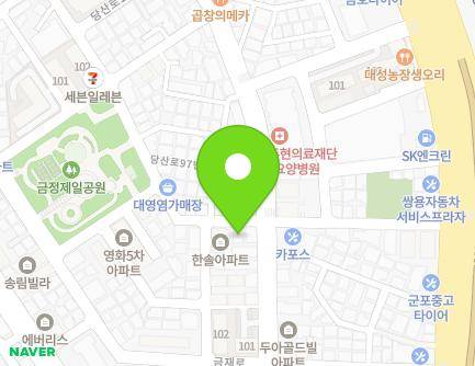 경기도 군포시 당산로97번길 3 (금정동, 기준빌라) 지도