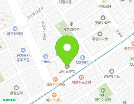 경기도 군포시 번영로 601 (금정동, 그린트루빌아파트) 지도