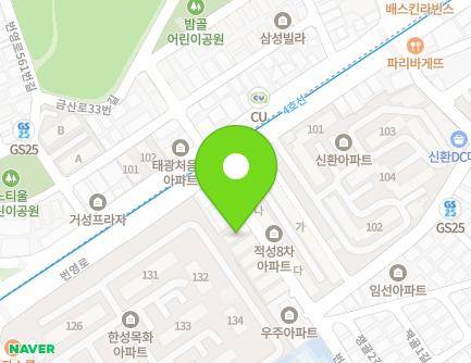 경기도 군포시 번영로574번길 12 (금정동, 금산주택) 지도