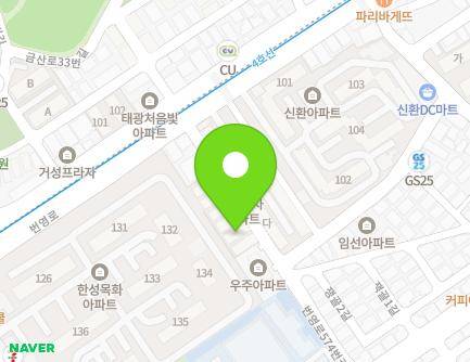 경기도 군포시 번영로574번길 22 (금정동, 금산주택) 지도
