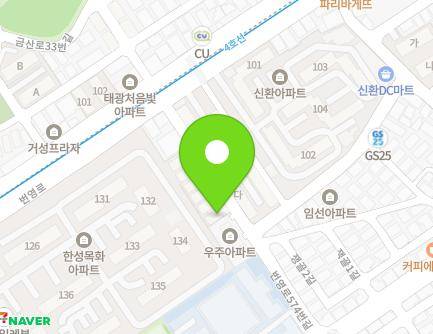 경기도 군포시 번영로574번길 24 (금정동, 금산주택) 지도