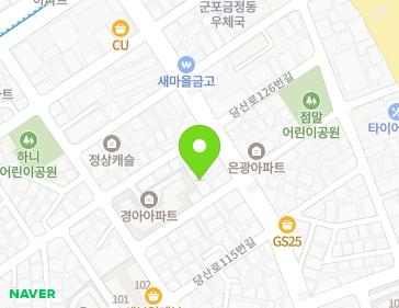 경기도 군포시 당산로121번길 6 (금정동, 골드금정캐슬) 지도