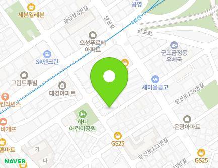 경기도 군포시 번영로610번길 17 (금정동, 고궁빌라) 지도