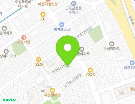 경기도 군포시 당산로121번길 7 (금정동, 대림빌라) 지도