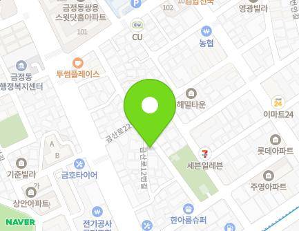 경기도 군포시 금정로45번길 34 (금정동, 금진월드빌라) 지도