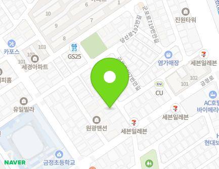 경기도 군포시 금정로18번길 11 (금정동, 대흥빌라) 지도