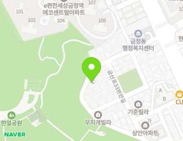 경기도 군포시 금산로33번안길 4-2 (금정동, 대덕빌라) 지도