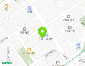 경기도 군포시 당산로155번길 6 (금정동, 미르코티) 지도
