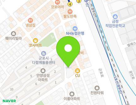 경기도 군포시 군포로719번길 20-8 (금정동, 무등다세대) 지도