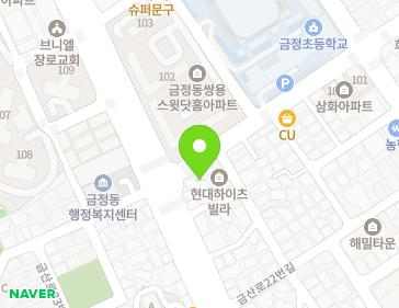 경기도 군포시 금정로 47 (금정동, 디싸이트(DSite)) 지도