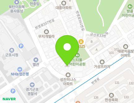 경기도 군포시 번영로587번안길 67 (금정동, 연안빌라) 지도