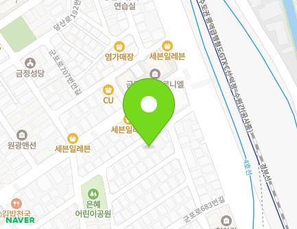 경기도 군포시 군포로697번길 15 (금정동, 원앙아트빌라) 지도