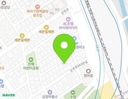 경기도 군포시 군포로683번안길 9-7 (금정동, 오승다세대) 지도