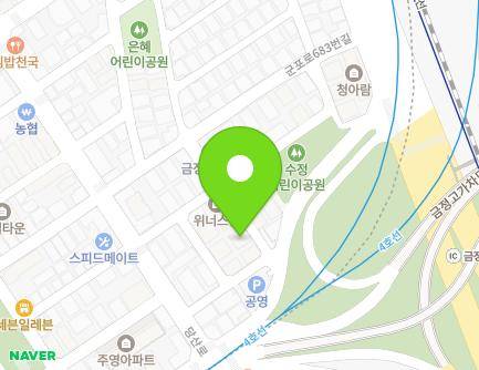 경기도 군포시 당산로148번길 13 (금정동, 위너스빌) 지도