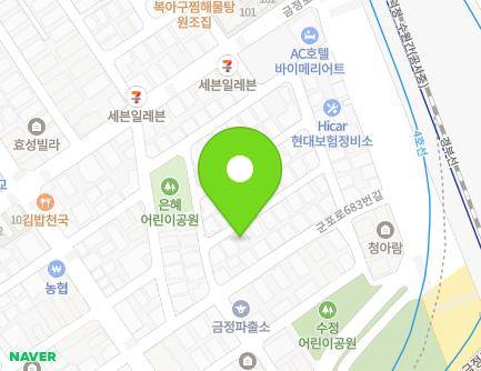 경기도 군포시 군포로683번안길 9-17 (금정동, 평화다세대주택) 지도
