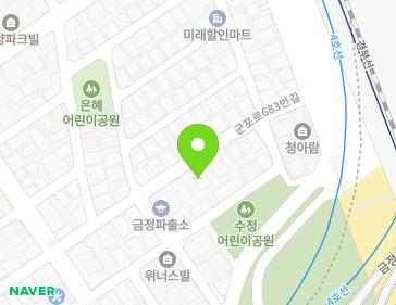 경기도 군포시 군포로683번길 21 (금정동, 태영빌라) 지도
