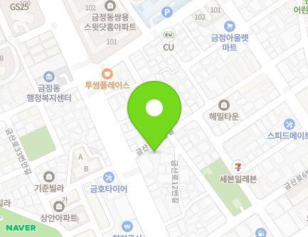 경기도 군포시 금산로22번길 6 (금정동, 태을빌딩) 지도