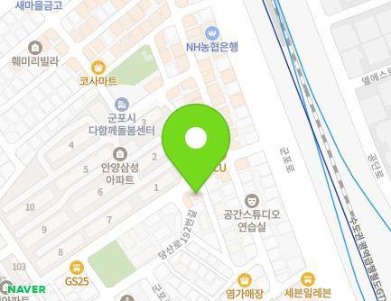 경기도 군포시 군포로719번안길 4 (금정동) 지도