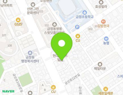 경기도 군포시 금산로 30-6 (금정동) 지도