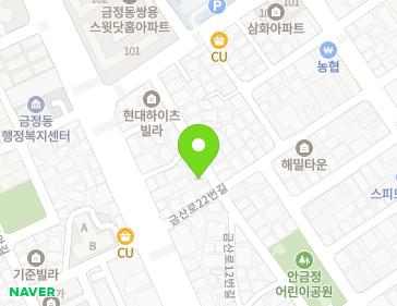 경기도 군포시 금정로45번길 20 (금정동) 지도
