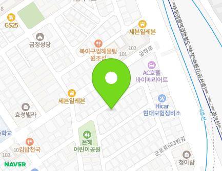 경기도 군포시 군포로697번길 23 (금정동) 지도