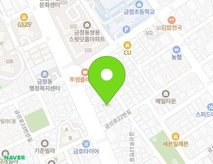 경기도 군포시 금산로 26-6 (금정동) 지도