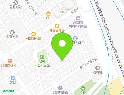 경기도 군포시 군포로683번안길 9-14 (금정동) 지도