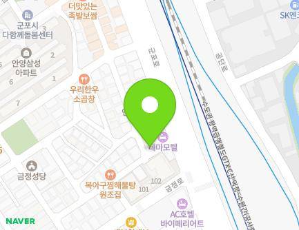 경기도 군포시 군포로707번길 6 (금정동) 지도