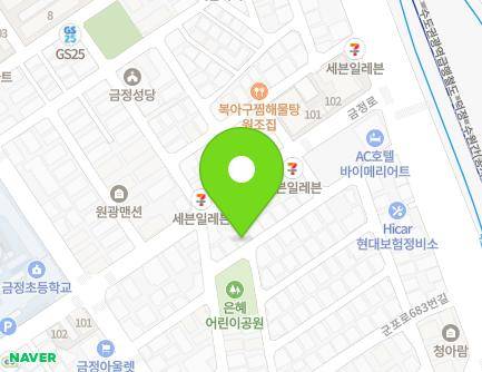 경기도 군포시 군포로697번길 30 (금정동) 지도
