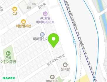 경기도 군포시 군포로683번안길 8 (금정동) 지도