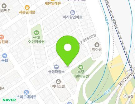 경기도 군포시 당산로156번길 25 (금정동) 지도