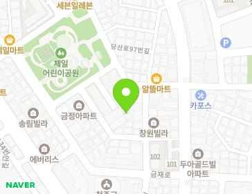 경기도 군포시 금재로53번길 15-1 (금정동) 지도