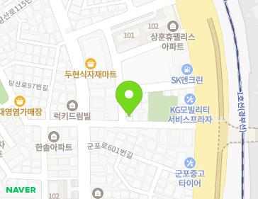 경기도 군포시 군포로609번안길 2 (금정동) 지도