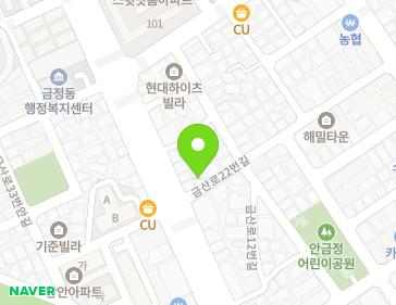 경기도 군포시 금산로22번길 3 (금정동) 지도