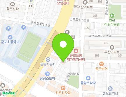 경기도 군포시 군포로464번길 6 (당동) 지도