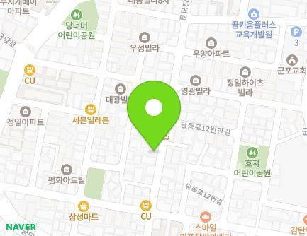 경기도 군포시 당동로22번길 15 (당동) 지도