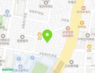 경기도 군포시 군포로485번길 13-10 (당동) 지도