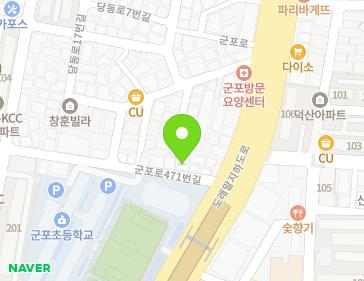 경기도 군포시 군포로471번길 6 (당동) 지도