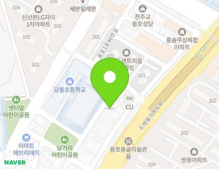 경기도 군포시 용호1로16번길 26 (당동, 럭키유치원) 지도