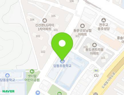 경기도 군포시 용호1로 34 (당동, 당동초등학교) 지도